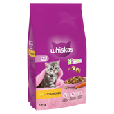 whiskas kitten dry food chicken